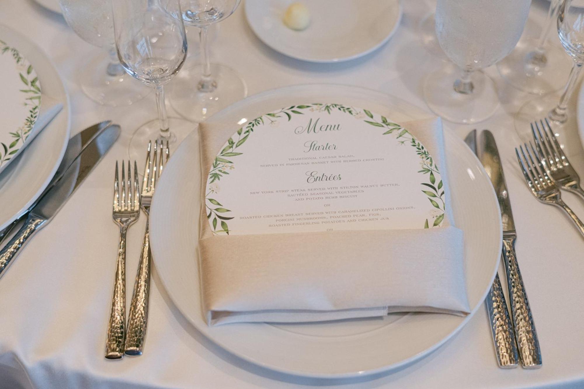 Intercontinental Boston By Ihg Hotel Bagian luar foto Menu at a wedding